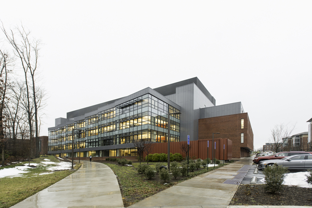 Fenwick Library, view from the southeast